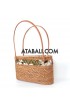 balinese casual design unique ata rattan handwoven handbag